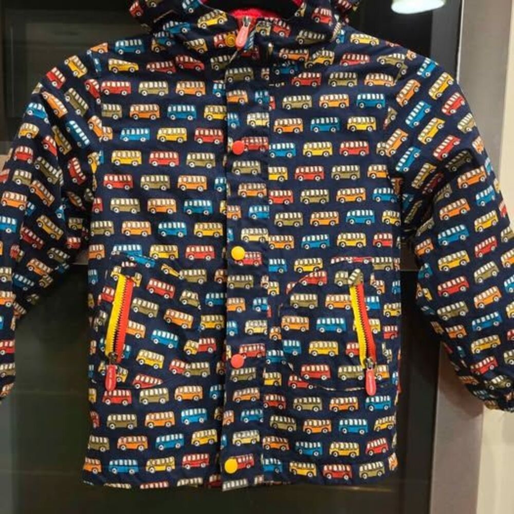 Target Dry Kids Fleece Lined Rain Jacket 5-6Y